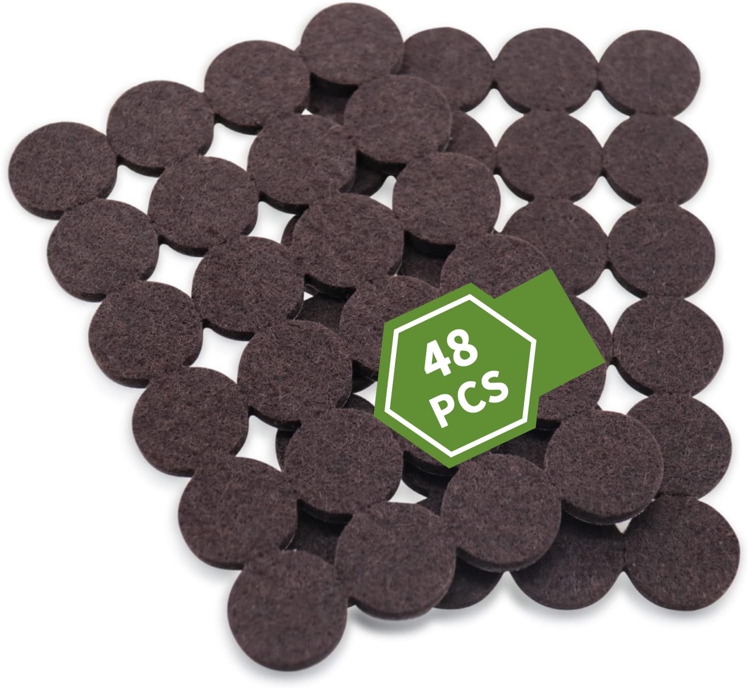 48-Piece Felt Pads for Hardwood Floor Protection