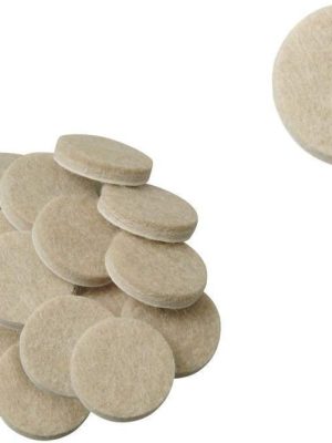 50-Piece 3/4-Inch Round Self-Adhesive Felt Furniture Pads
