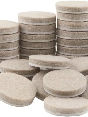 48-Pack 1-Inch Heavy-Duty Self-Stick Felt Furniture Pads