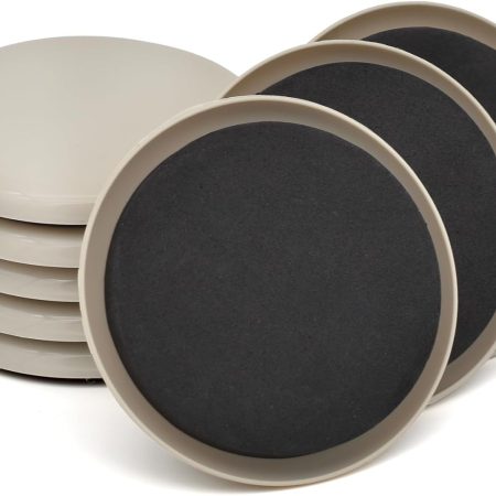 8-Pack 3.5-Inch Reusable Round Furniture Sliders