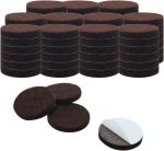 70-Piece 3/4-Inch Round Self-Stick Anti-Scratch Felt Pads
