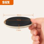 10-Pack 3.5-Inch Reusable Furniture Sliders for Hardwood