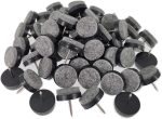 40-Piece Heavy-Duty Nail-On Felt Pads for Chair Legs