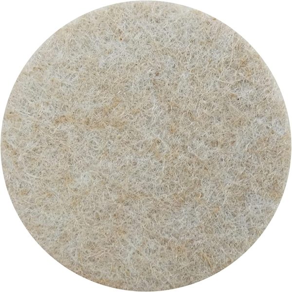 48-Pack 2-Inch Beige Self-Adhesive Felt Furniture Pads
