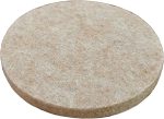 48-Pack 2-Inch Beige Self-Adhesive Felt Furniture Pads