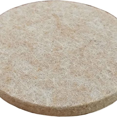48-Pack 2-Inch Beige Self-Adhesive Felt Furniture Pads