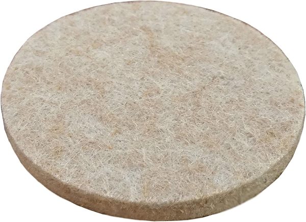 48-Pack 2-Inch Beige Self-Adhesive Felt Furniture Pads