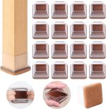 Silicone Felt Pads for Chair Legs (0.75-1 Inch)