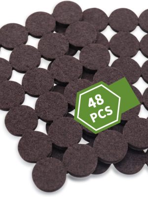 48-Piece Felt Pads for Hardwood Floor Protection