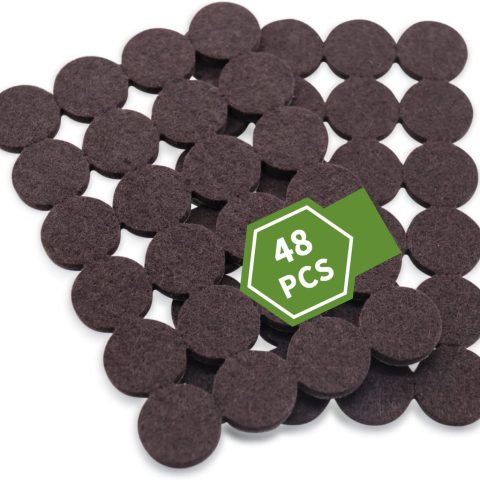 48-Piece Felt Pads for Hardwood Floor Protection
