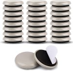 24-Pack 1.25-Inch Furniture Sliders for Carpet and Hardwood
