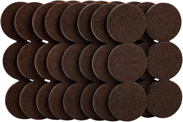 48-Pack 1.5-Inch Reusable Felt Furniture Sliders