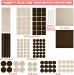 165-Piece Self-Adhesive Felt Pads for Furniture