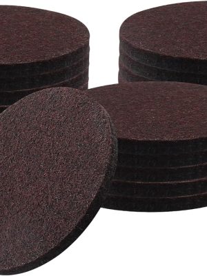 16-Piece 3-Inch Round Self-Adhesive Felt Furniture Pads