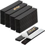 40-Piece 0.5x3 Inch Rubber Strips Non-Slip Furniture Pads