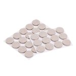 32-Count 1-Inch Round Self-Adhesive Felt Furniture Pads