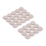 32-Count 1-Inch Round Self-Adhesive Felt Furniture Pads
